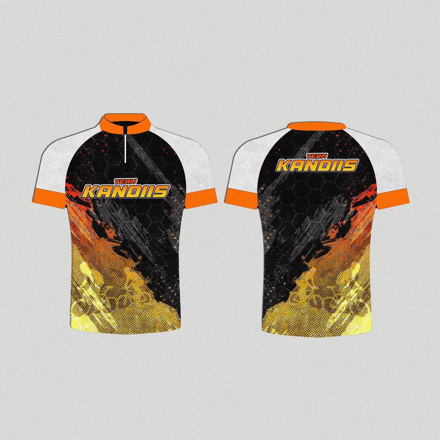 Custom Zippered Cycling Polo | made by MADKAHUNA
