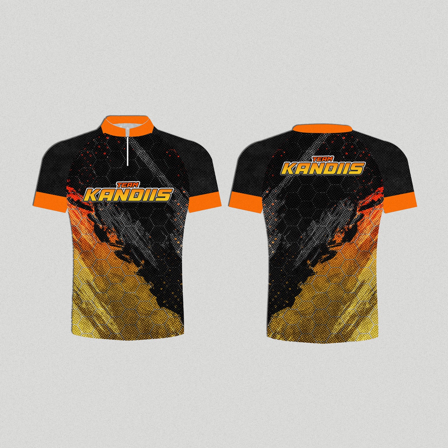 Custom Zippered Cycling Polo | made by MADKAHUNA